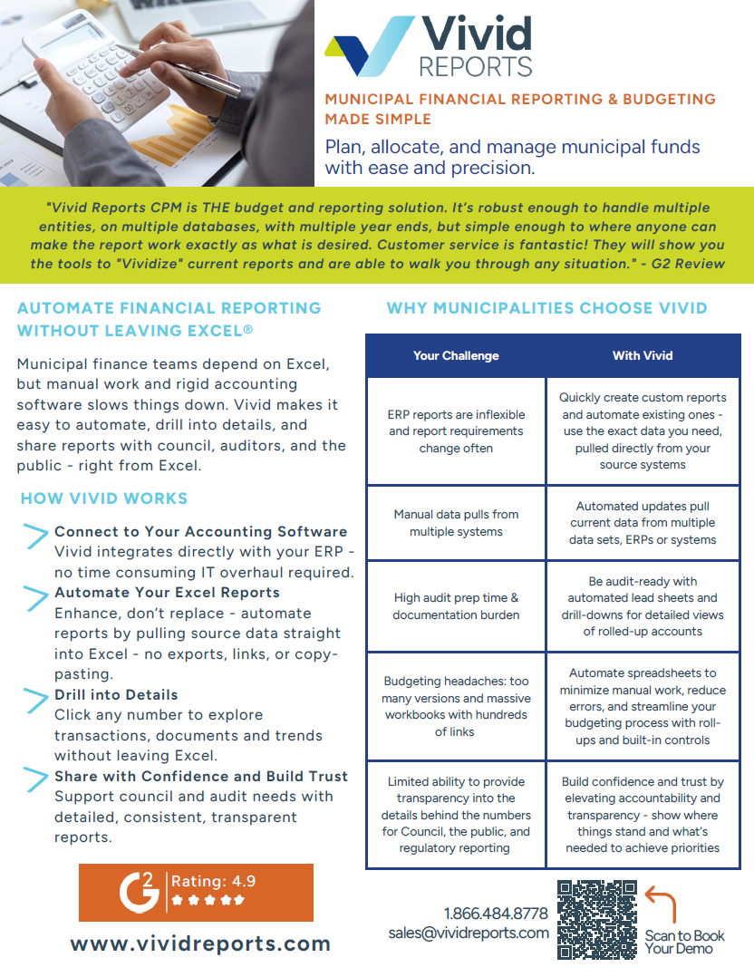 Municipality Financial Reporting and Budgeting Made Simple