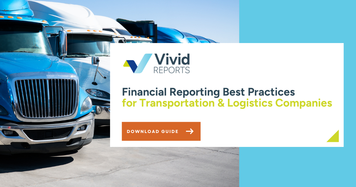 Financial Reporting for Truck Transportation | Vivid Reports